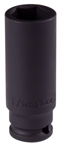 Головка торцевая ударная глубокая KING TONY 6-гранная 3/8", 17 мм 343517M