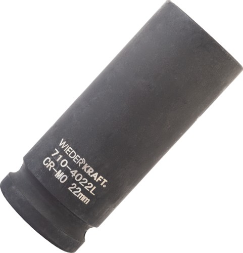 Головка торцевая ударная глубокая 6-ти гранная WiederKraft WDK-710-4022L 22 мм в0000119981 - изображение 2