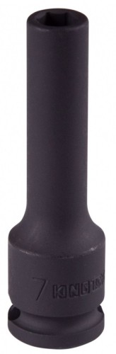 Головка торцевая ударная глубокая KING TONY 6-гранная 3/8", 7 мм 343507M