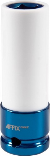Головка торцевая ударная глубокая AFFIX 1/2" 17 мм, тонкостенная, пластик. защита AF00645117