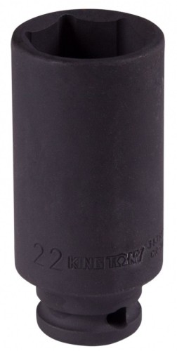 Головка торцевая ударная глубокая KING TONY 6-гранная 3/8", 22 мм 343522M