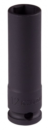 Головка торцевая ударная глубокая KING TONY 6-гранная 3/8", 12 мм 343512M