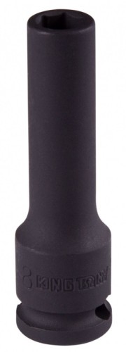 Головка торцевая ударная глубокая KING TONY 6-гранная 3/8", 8 мм 343508M