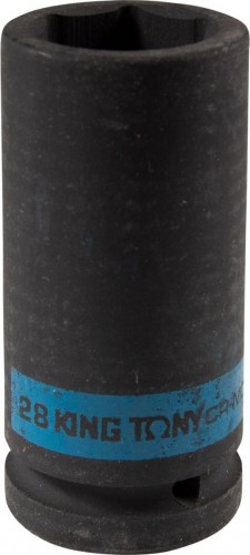 Головка торцевая ударная глубокая шестигранная 3/4 KING TONY 643528M 28 мм