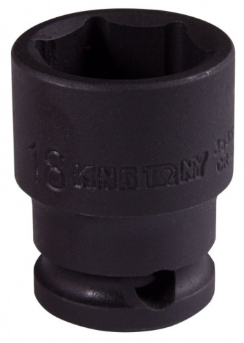 Головка торцевая ударная KING TONY 6-гранная 3/8", 18 мм 353518M