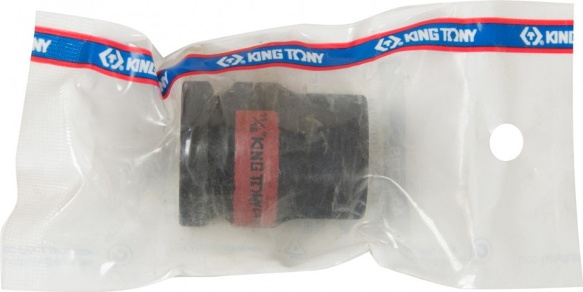 Головка торцевая ударная KING TONY 6-гранная 1/2", 11/16", дюймовая 453522S - изображение 3