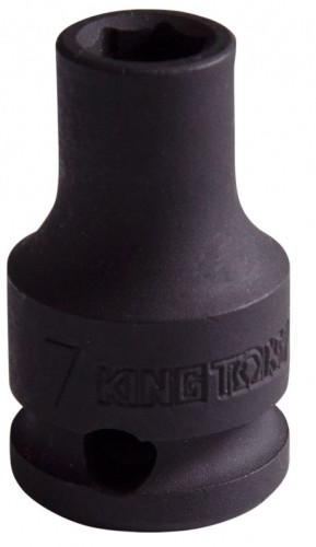 Головка торцевая ударная KING TONY 6-гранная 3/8", 7 мм 353507M