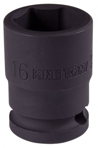 Головка торцевая ударная KING TONY 6-гранная 3/8", 16 мм 353516M