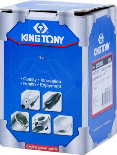 Головка торцевая ударная KING TONY 6-гранная 1", 1-1/16", дюймовая 853534S - изображение 3