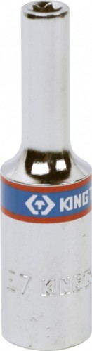 Головка торцевая удлиненная Е-Стандарт KING TONY Е7 3/8", 327507М 327507M