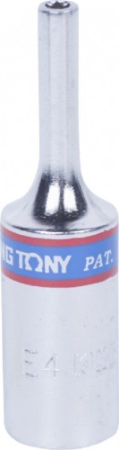 Головка торцевая удлиненная Е-Стандарт KING TONY Е4 3/8", 327504М 327504M