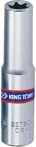 Головка торцевая удлиненная Е-Стандарт KING TONY Е4 1/4", 227504M 227504M