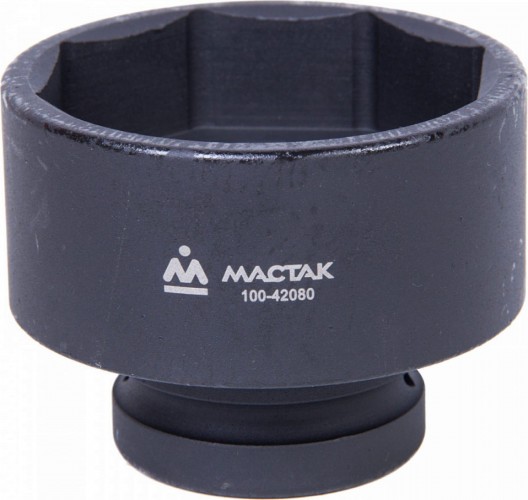 Головка торцевая восьмигранная МАСТАК SCANIA 1" 80 мм для гаек ступицы  100-42080
