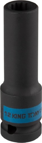 Головка ударная 12-ти гранная 1/2" KING TONY 443012M глубокая 12 мм