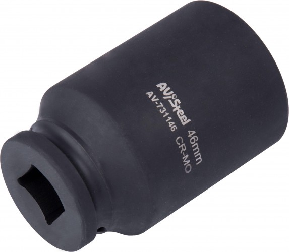Головка ударная 12-ти гранная 3/4 AV Steel AV-731146 удлиненная 46мм - изображение 3