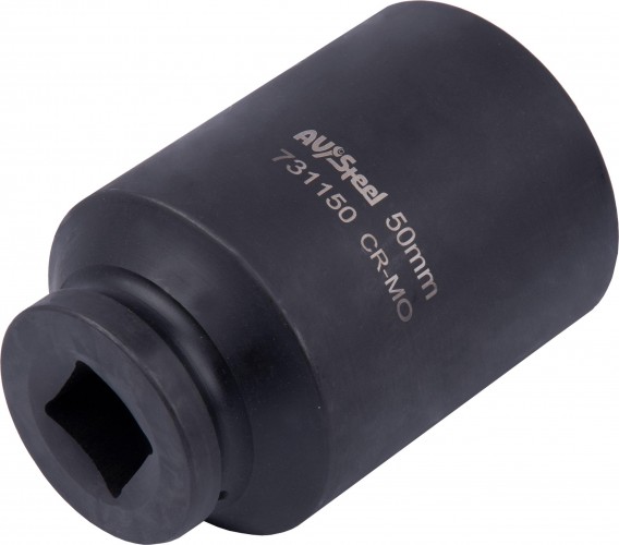 Головка ударная 12-ти гранная 3/4 AV Steel AV-731150 удлиненная 50мм - изображение 3