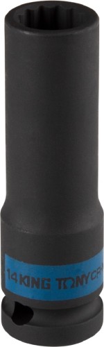Головка ударная 12-ти гранная 1/2" KING TONY 443014M глубокая 14 мм