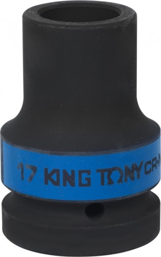 Головка ударная четырехгранная 1"  KING TONY 853417M футорочная, 17 мм, глубокая