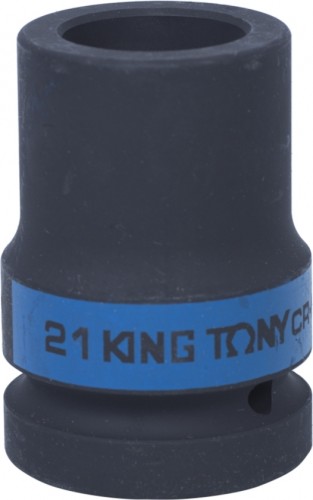 Головка ударная четырехгранная 1"  KING TONY 853421M футорочная, 21 мм, глубокая