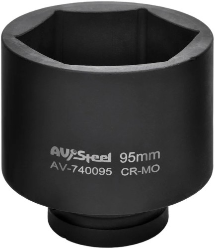 Головка ударная торцевая 6-гранная AV Steel AV-740095  1", 95 мм