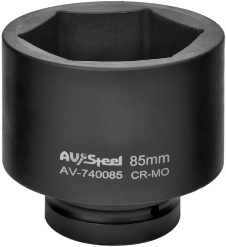 Головка ударная торцевая 6-гранная AV Steel AV-740085  1" 85 мм