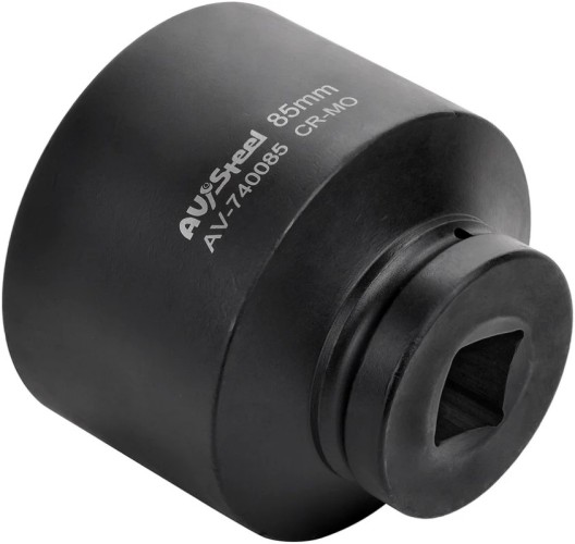 Головка ударная торцевая 6-гранная AV Steel AV-740085  1" 85 мм - изображение 3