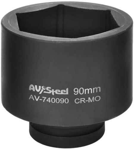 Головка ударная торцевая 6-гранная AV Steel AV-740090  1", 90 мм
