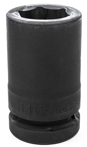 Головка ударная торцевая глубокая 6-ти гранная HANS 88300M033 1" 33 мм