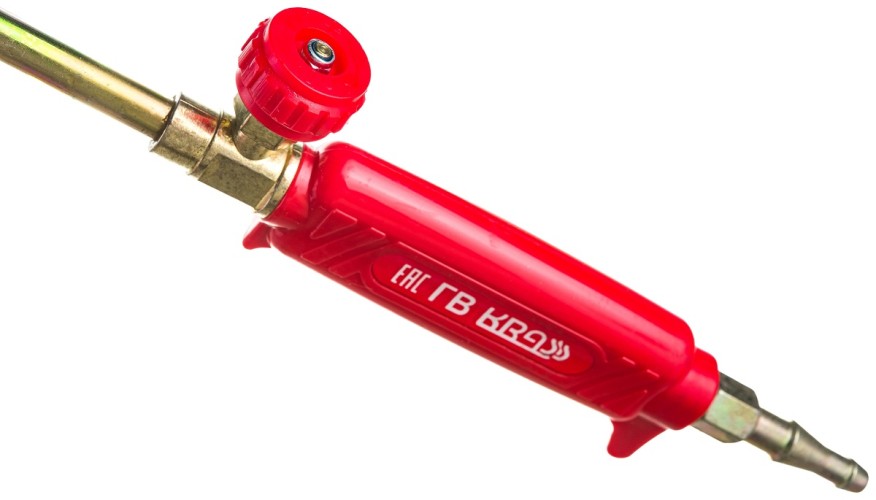 Горелка для кровельных работ KRASS ГВ-131 2-х факельная, вентиль, 9 мм 2117543 - изображение 3