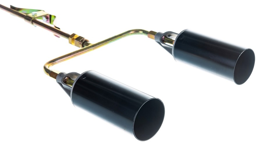 Горелка для кровельных работ KRASS ГВ-131 2-х факельная, вентиль, 9 мм 2117543 - изображение 5