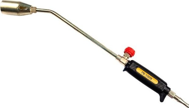 Горелка газовоздушная Кедр ГВ-100В кровельная (l-490 мм ø 35 мм вентиль) 8012031