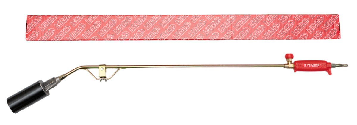 Горелка газовоздушная KRASS ГВ-111 для кровельных работ (ф 50 мм, L=930мм) вентильная 2117537 - изображение 2
