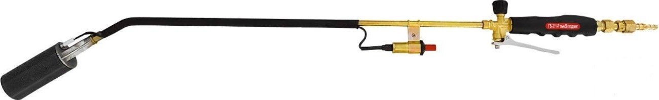 Горелка газовоздушная KRASS ГВ-211-Р-ПЬЕЗО противозакручиватель, рычажная 2630547