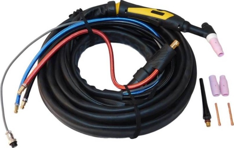 Горелка Hugong WP-18 (4м.) / TIG Torch WP-18-4м дист. управл. током (5-pin) жидк. охл. 038397