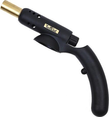 Горелка латунная TurboJet TJ400-РВ без пьзоподжига (регулятор пламени) TJ400-PB