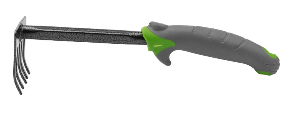 Грабельки ЧЕТЫРЕ СЕЗОНА 64-0003 садовые с прорезиненной ручкой, 31х8,5см - изображение 2