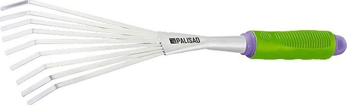 Грабельки веерные PALISAD 63007 9-зубые, 130х420 мм, стальные