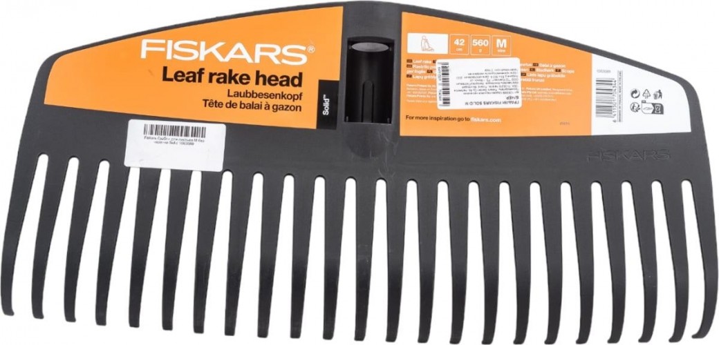 Грабли для листьев FISKARS Solid M без черенка  1063089