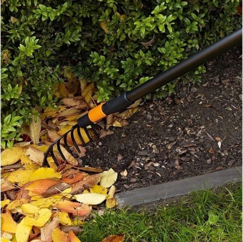 Грабли FISKARS QuikFit для уборки клумб  1000651 - изображение 2