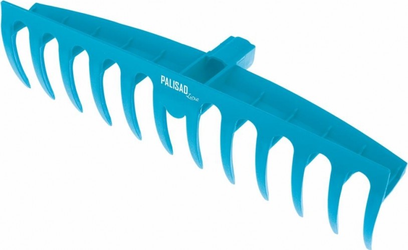 Грабли PALISAD 61 732 пластиковые, 400 мм, 12 прямых зубьев, усиленные,  61732