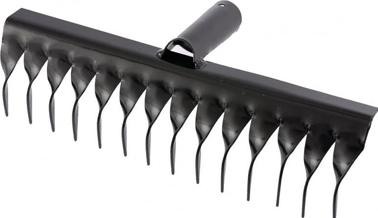 Грабли стальные СИБРТЕХ 14 зубьев витые без черенка 61765 61765