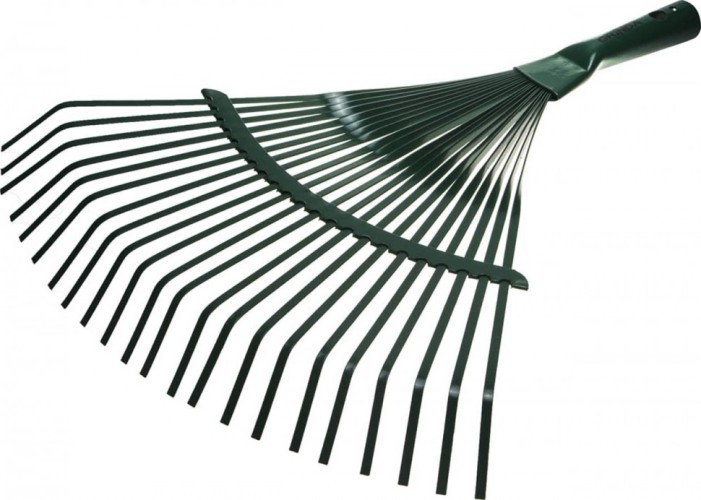 Грабли веерные GRINDA 22 плоских зубца 421877