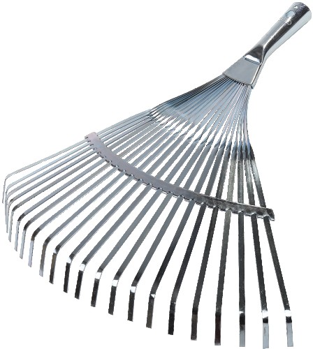 Грабли веерные RACO 450мм 22 плоских зубца, гальванизир. покр. 4231-53/732