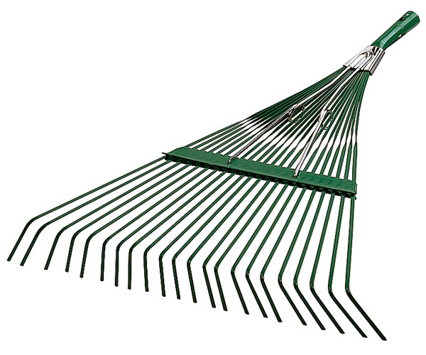 Грабли веерные RACO 550мм усиленные, 22 плоских зубца, эпоксидное покр. 4231-53/740