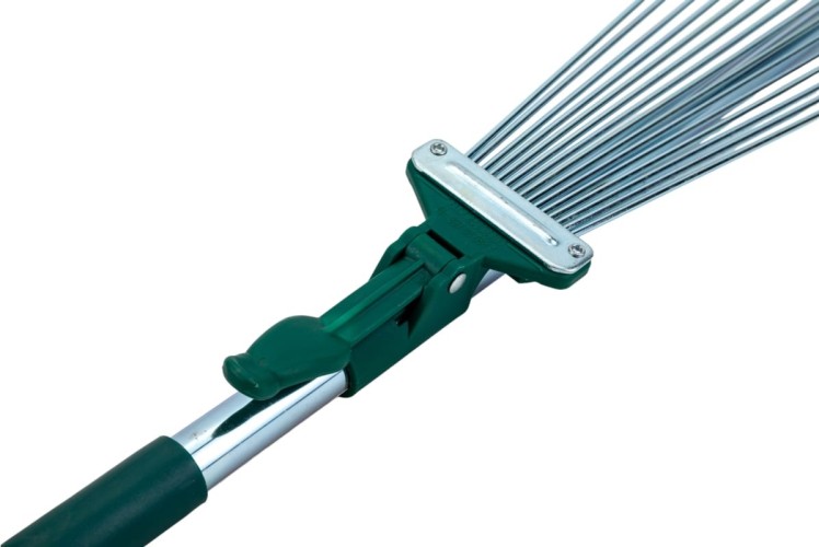 Грабли веерные RACO R744 телескопический черенок, регулируемые 800-1240мм 4231-53/744 - изображение 2