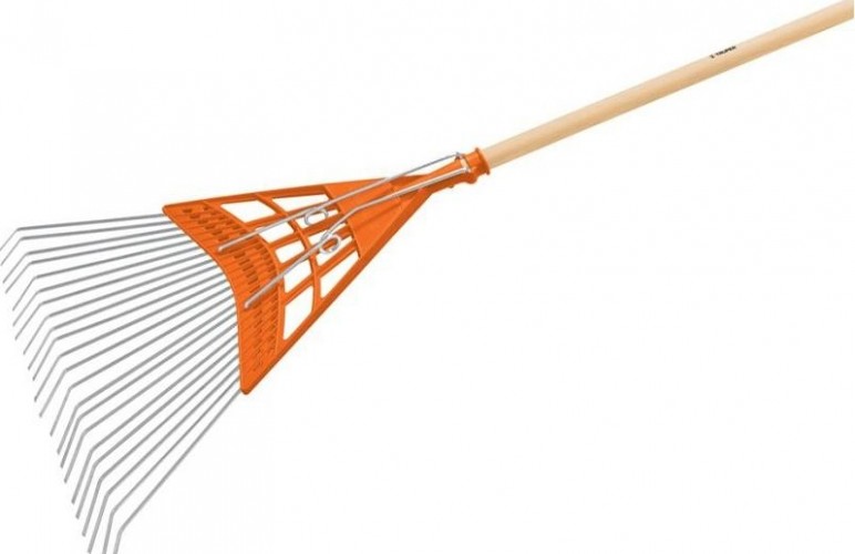 Грабли веерные TRUPER EMP-22 металлические с 22-ю лепестками 14332