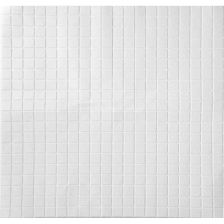 Листовая панель ПВХ GRACE Мозаика белый 700x700x3 мм 0.49 м2 - изображение 3