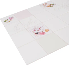 Листовая панель ПВХ GRACE Плитка чайная 902x601x0.5 мм 0.54 м2 - изображение 9