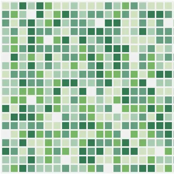 Листовая панель ПВХ GRACE 960x480x0.3 мм Весна мозаика 0.46 м2
