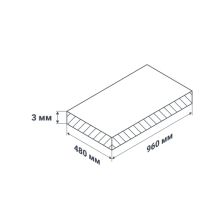 Листовая панель ПВХ GRACE 960x480x0.3 мм Мозаика сиреневая 0.46 м2 - изображение 10